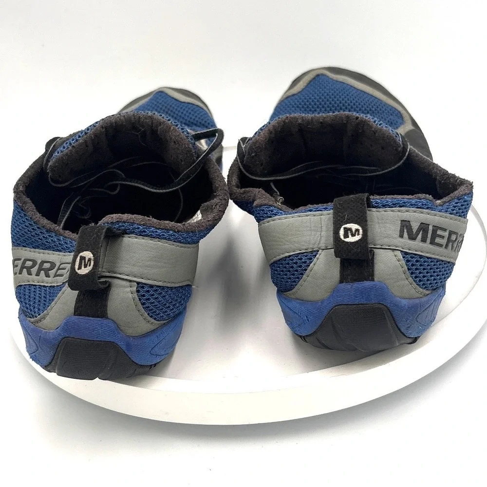 Merrell Trail Glove Olympia Mens 11 Blue Barefoot Trail Running Shoes J85523